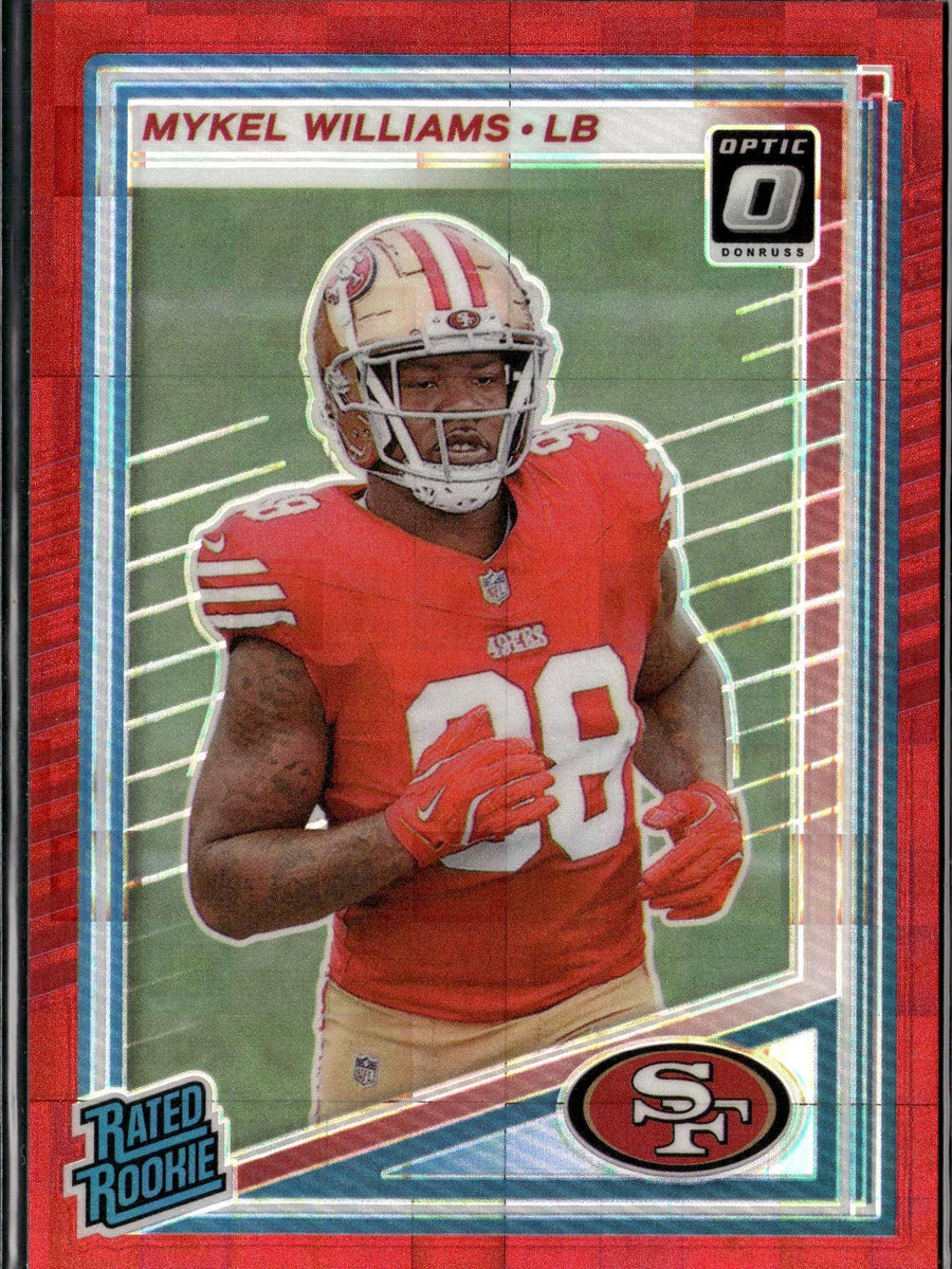 2025 Donruss Optic #210 Mykel Williams Purple Shock