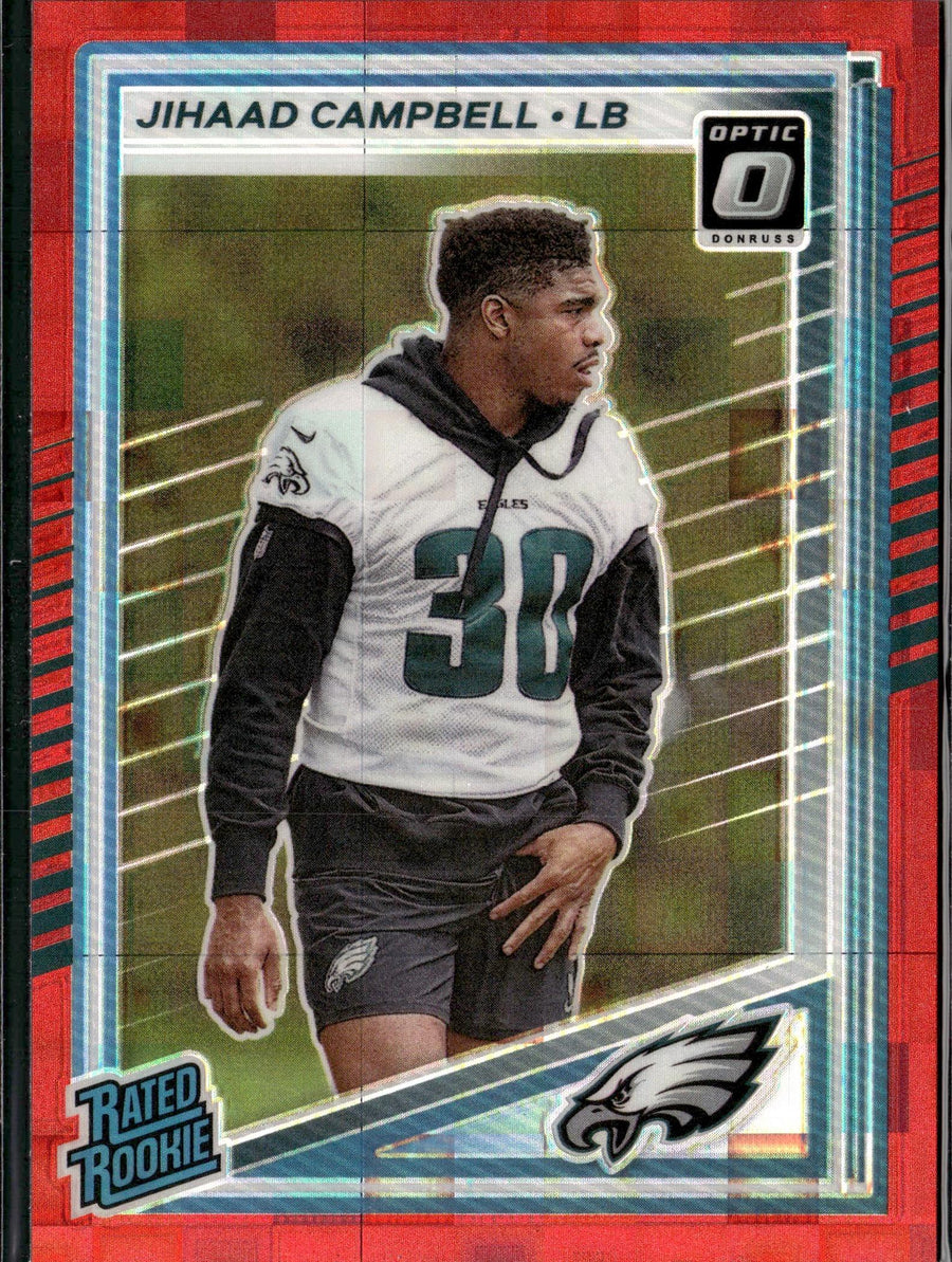 2025 Donruss Optic #266 Jihaad Campbell Purple Shock