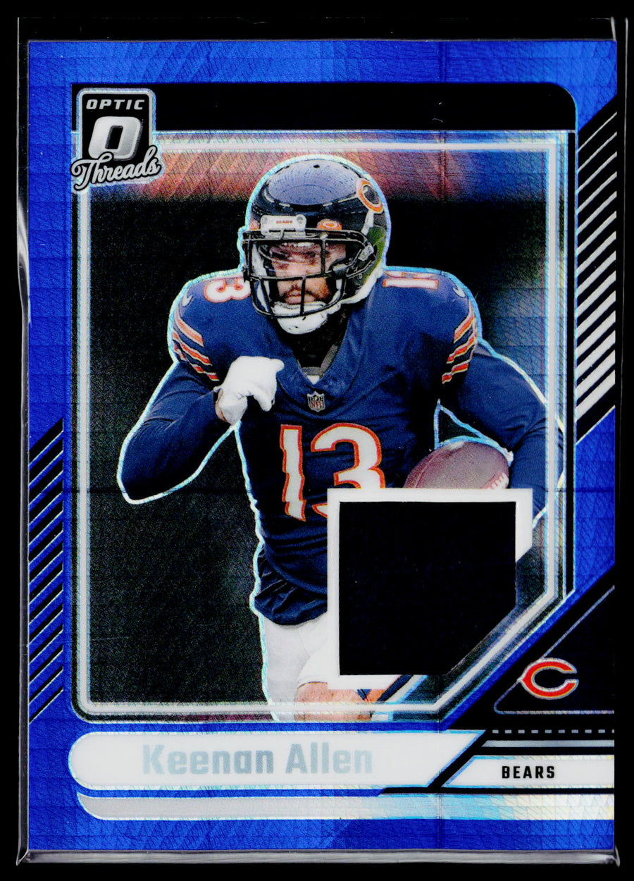 2024 Donruss Optic #DTB-KAN Keenan Allen Donruss Threads Blue Hyper