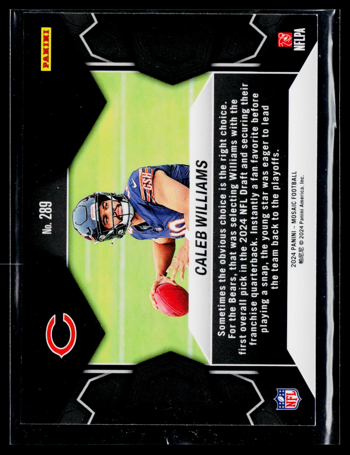 2024 Panini Mosaic #289 Caleb Williams