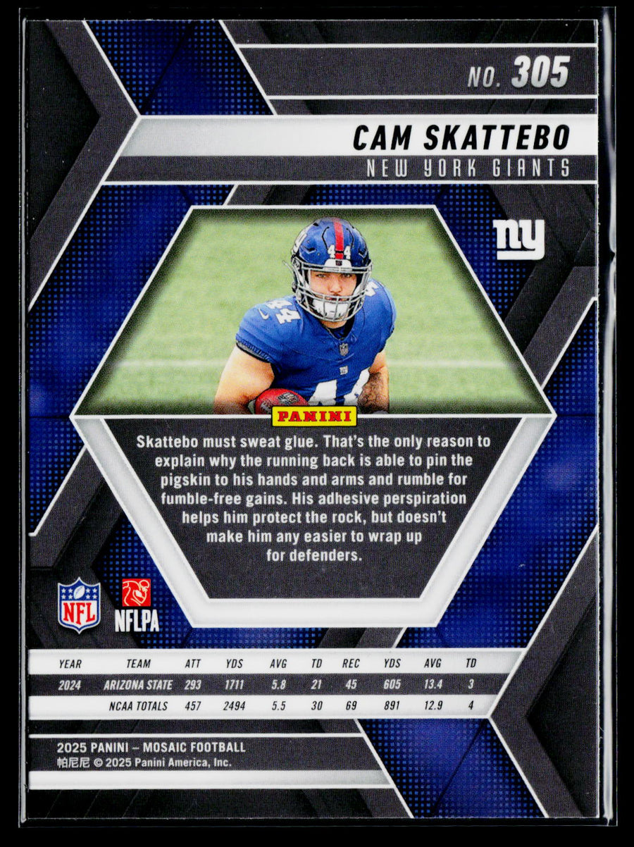2025 Panini Mosaic #305 Cam Skattebo