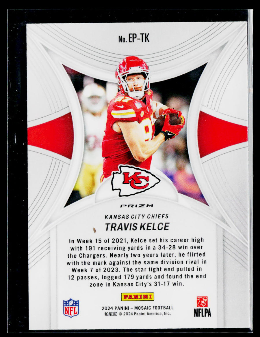 2024 Panini Mosaic #EP-TK Travis Kelce Epic Performers