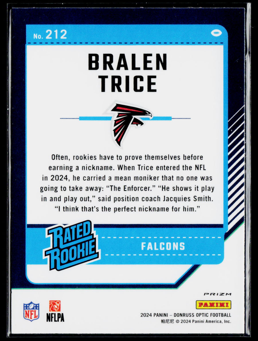 2024 Donruss Optic #212 Bralen Trice Pink