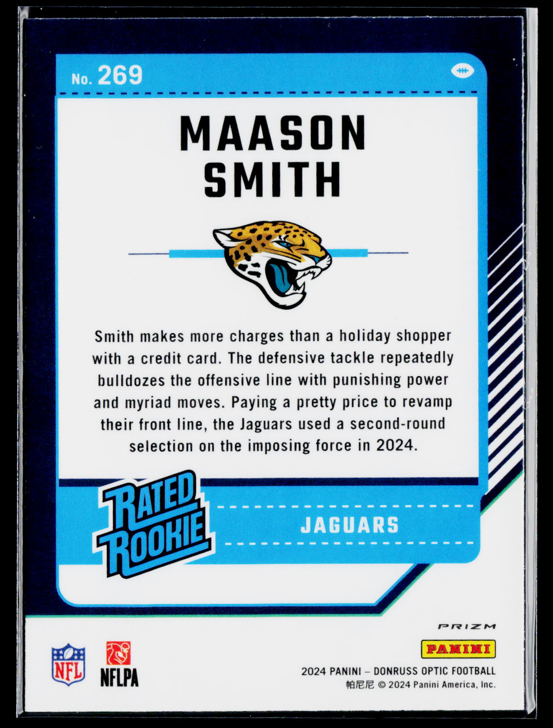 2024 Donruss Optic #269 Maason Smith Pink