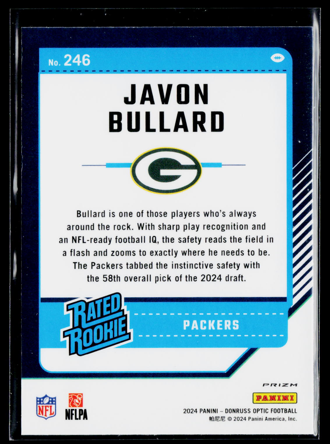 2024 Donruss Optic #246 Javon Bullard