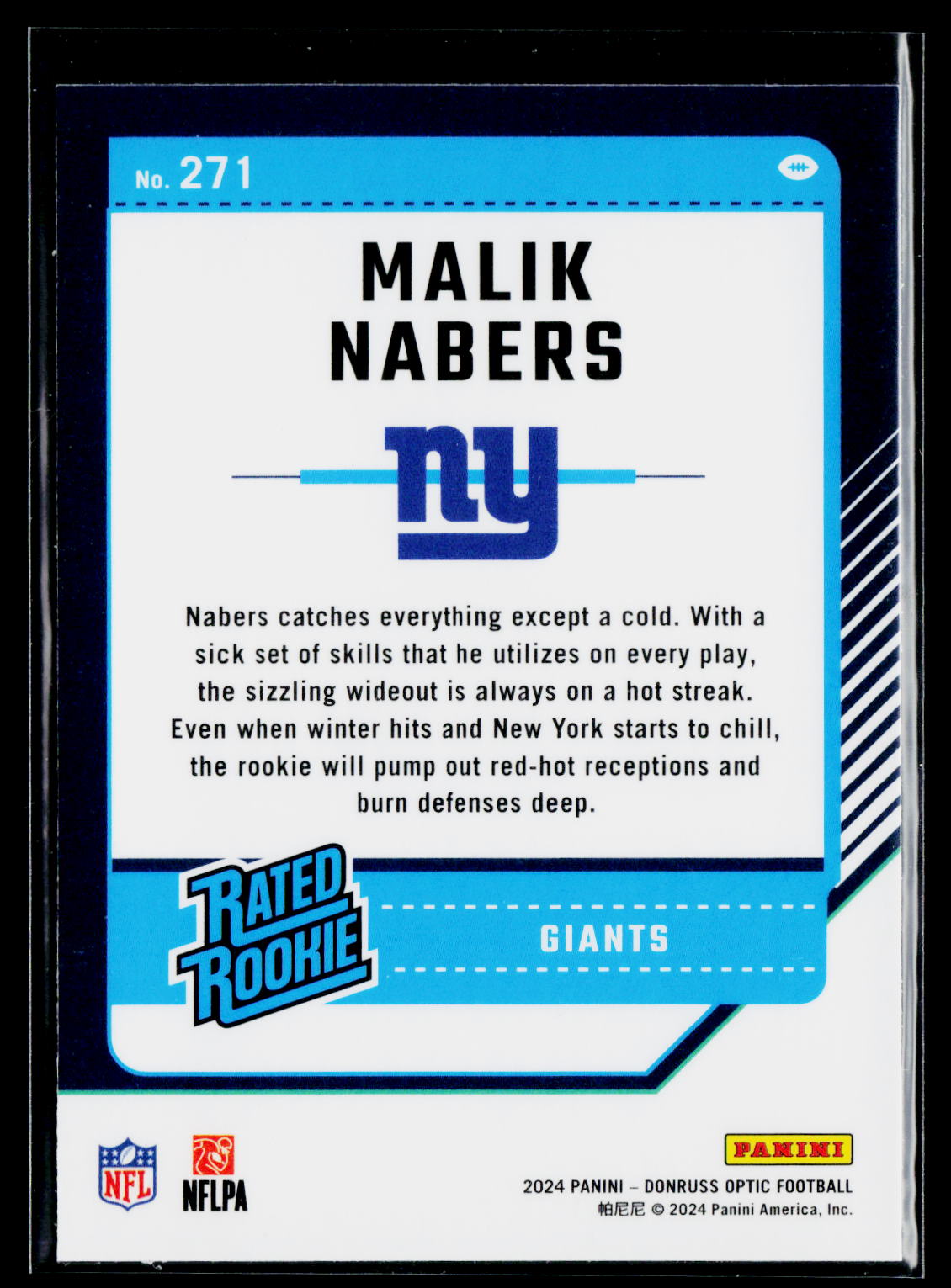 2024 Donruss Optic #271 Malik Nabers
