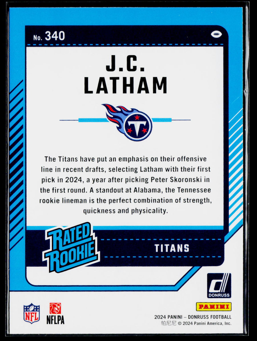 2024 Donruss #340 JC Latham