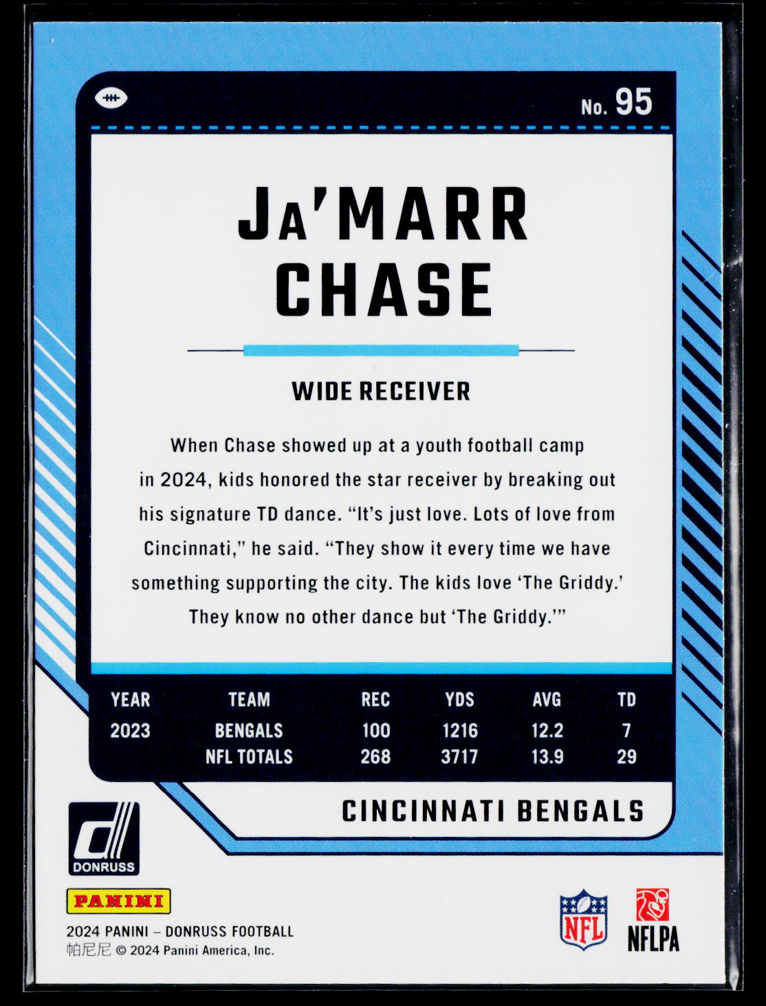 2024 Donruss #95 Ja'Marr Chase