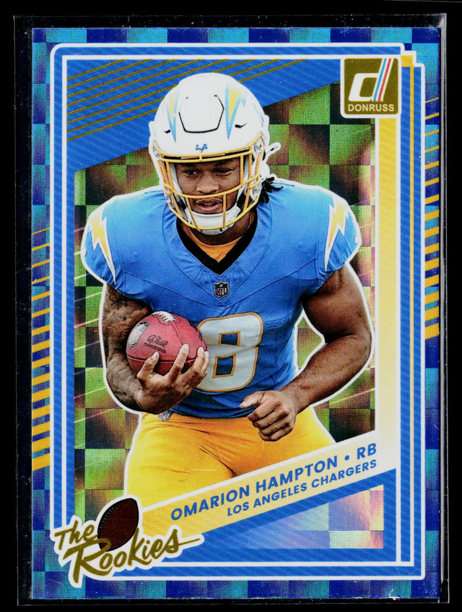 2025 Donruss #8 Omarion Hampton The Rookies