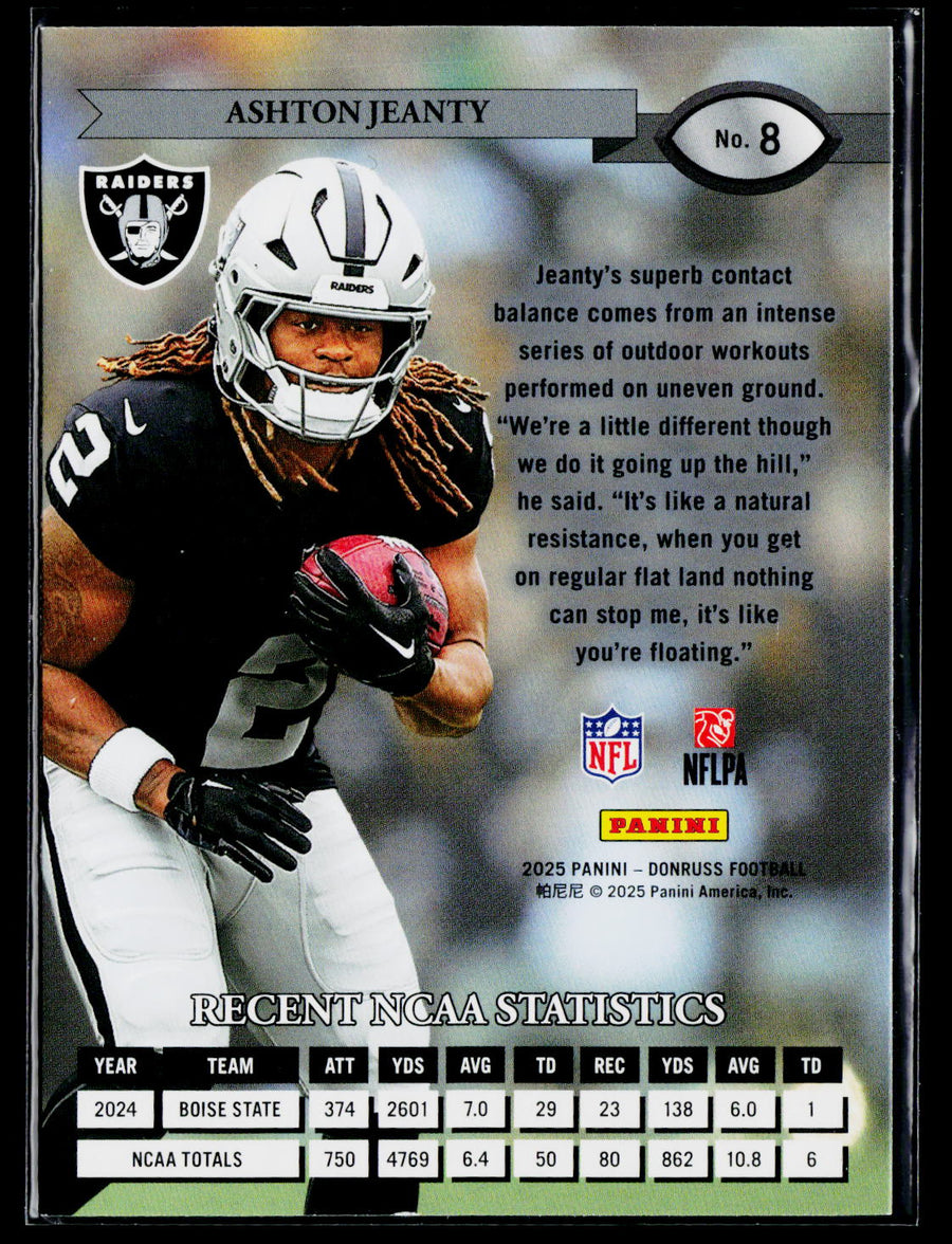 2025 Donruss #8 Ashton Jeanty Retro 1995