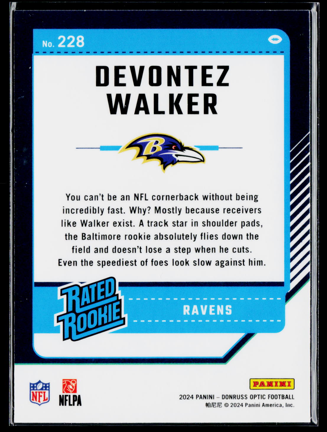 2024 Donruss Optic #228 Devontez Walker
