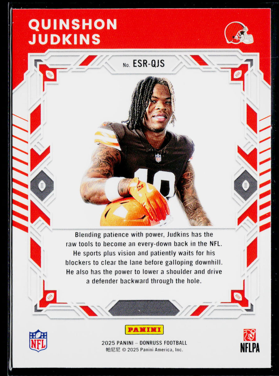 2025 Donruss #ESR-QJS Quinshon Judkins The Elite Series Rookies