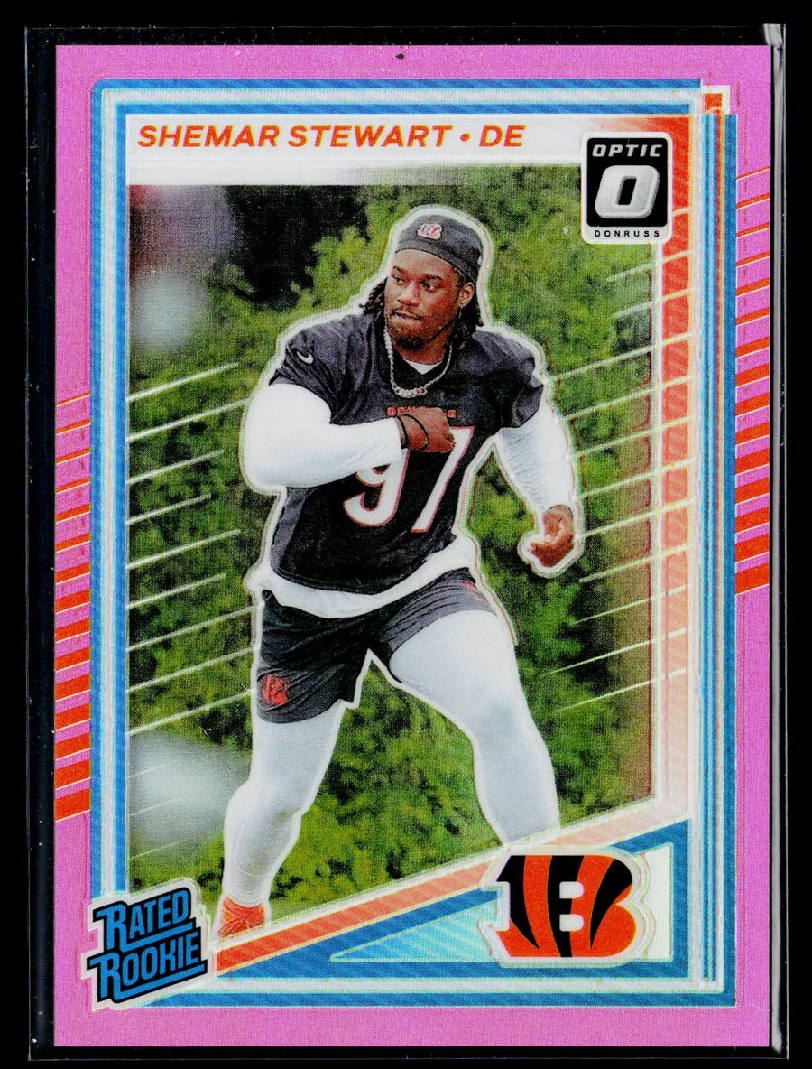 2025 Donruss #393 Shemar Stewart Optic Rated Rookies Preview Pink
