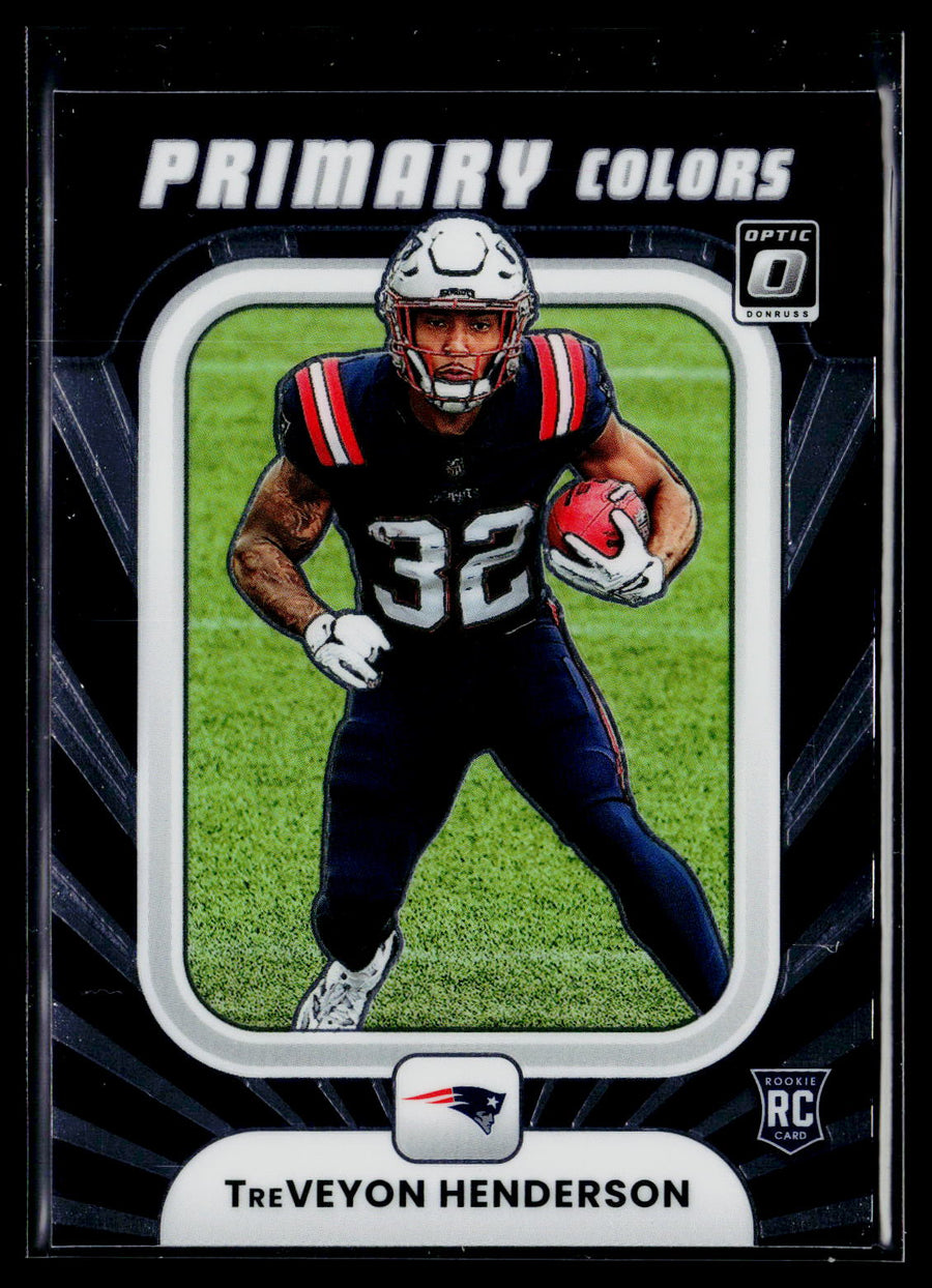 2025 Donruss Optic #20 TreVeyon Henderson Rookie Primary Colors
