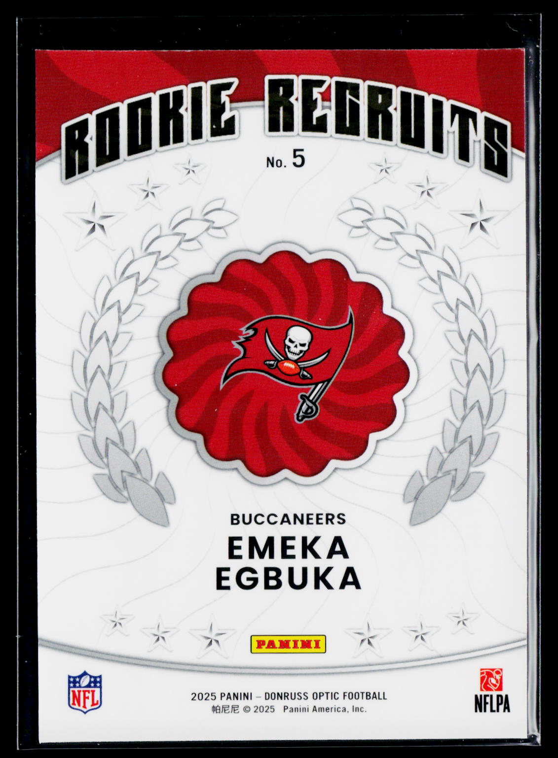 2025 Donruss Optic #5 Emeka Egbuka Rookie Recruits