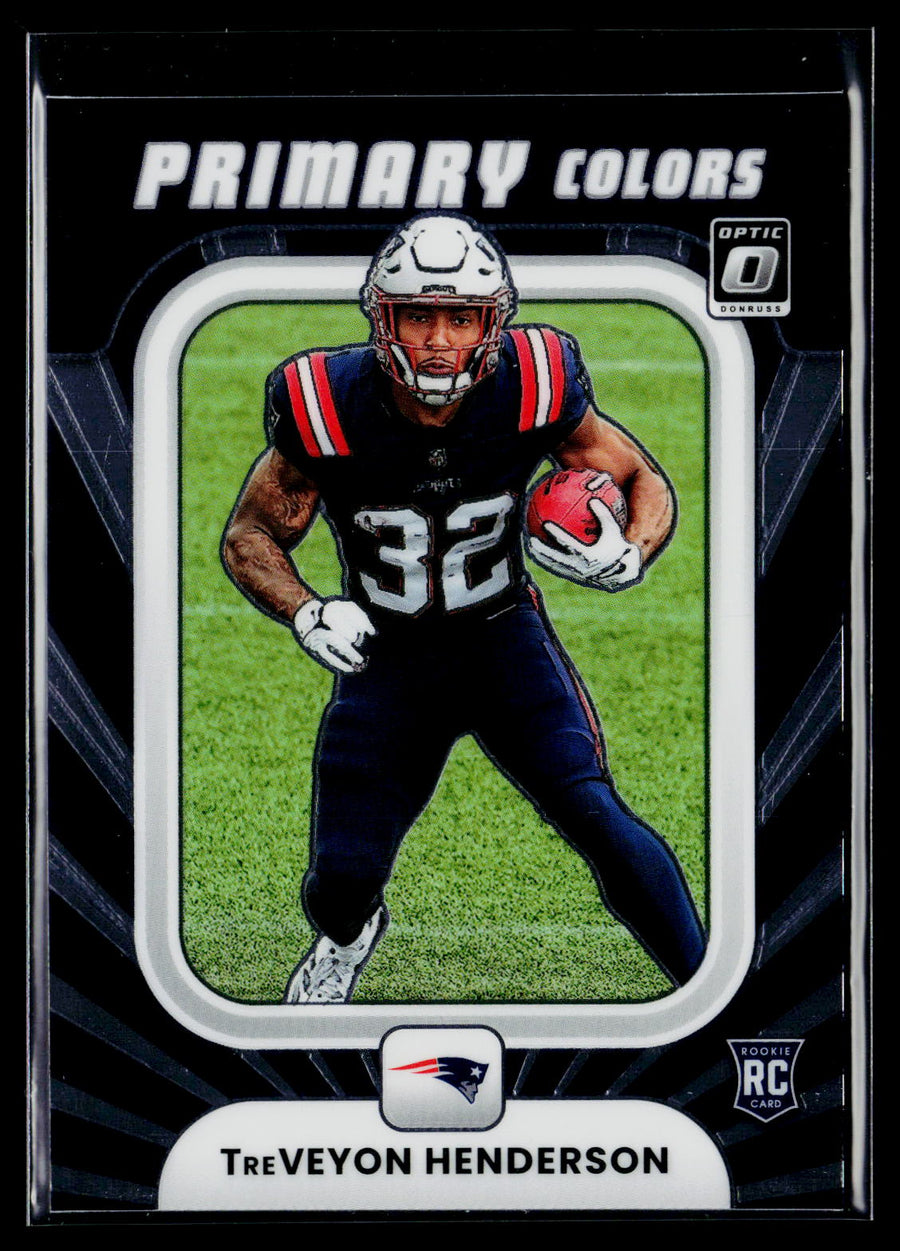 2025 Donruss Optic #20 TreVeyon Henderson Rookie Primary Colors