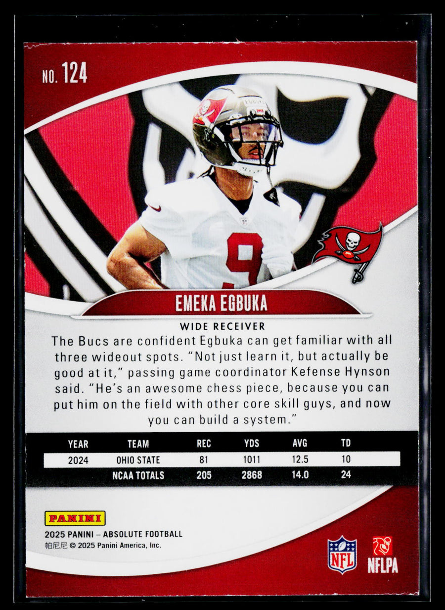 2025 Panini Absolute #124 Emeka Egbuka Retail