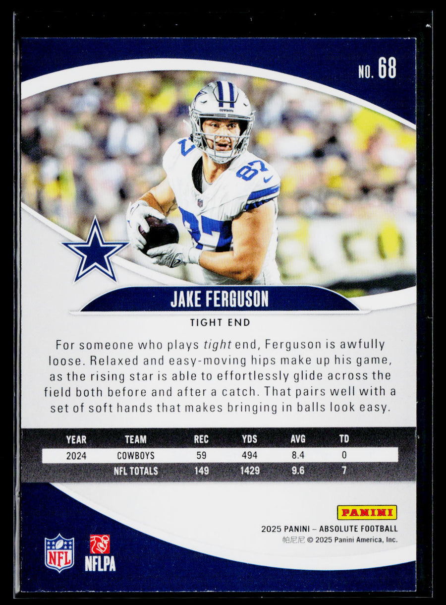 2025 Panini Absolute #68 Jake Ferguson Retail