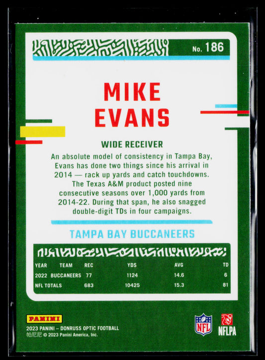 2023 Donruss Optic #186 Mike Evans