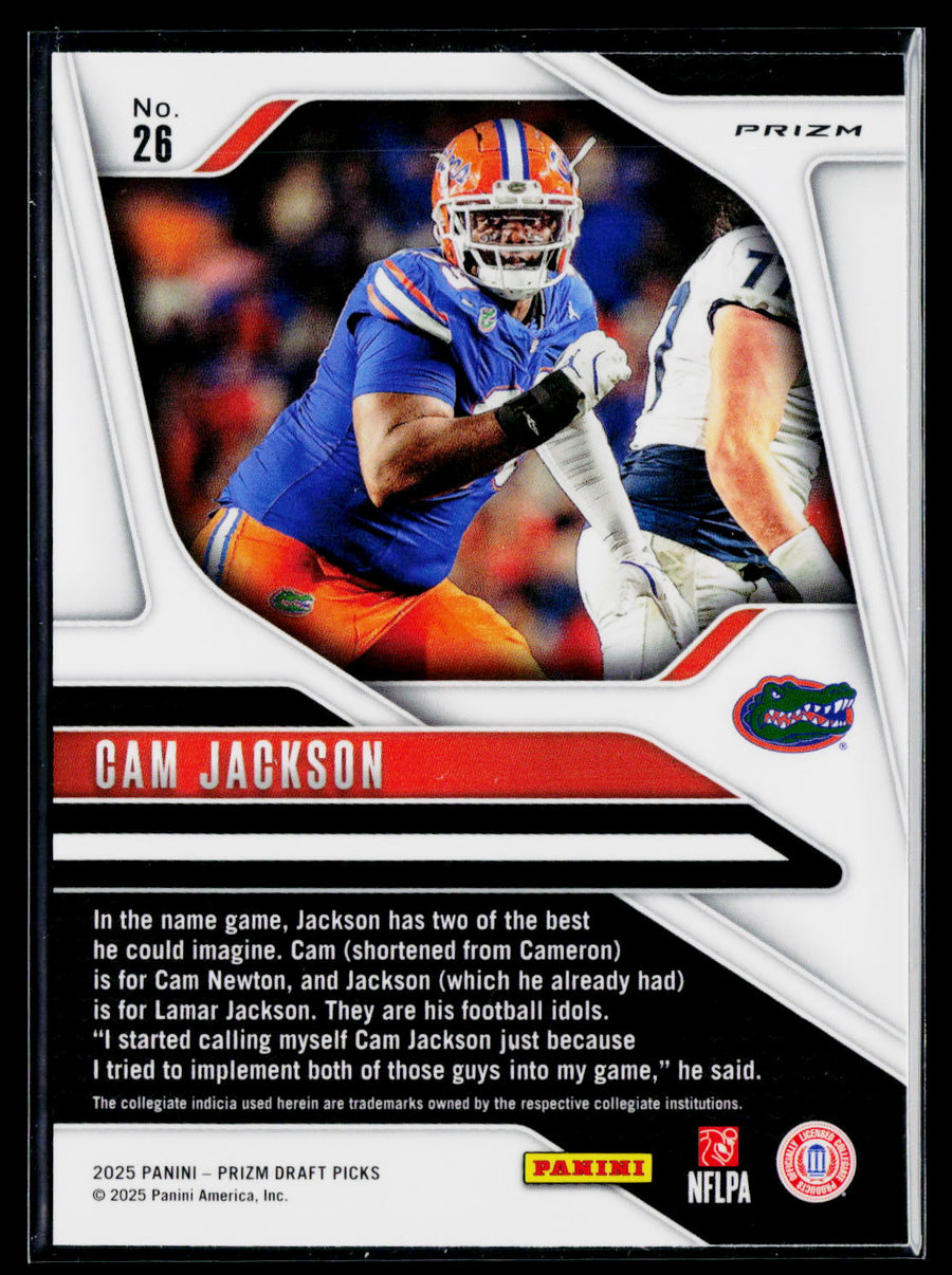 2025 Panini Prizm Draft Picks #26 Cam Jackson
