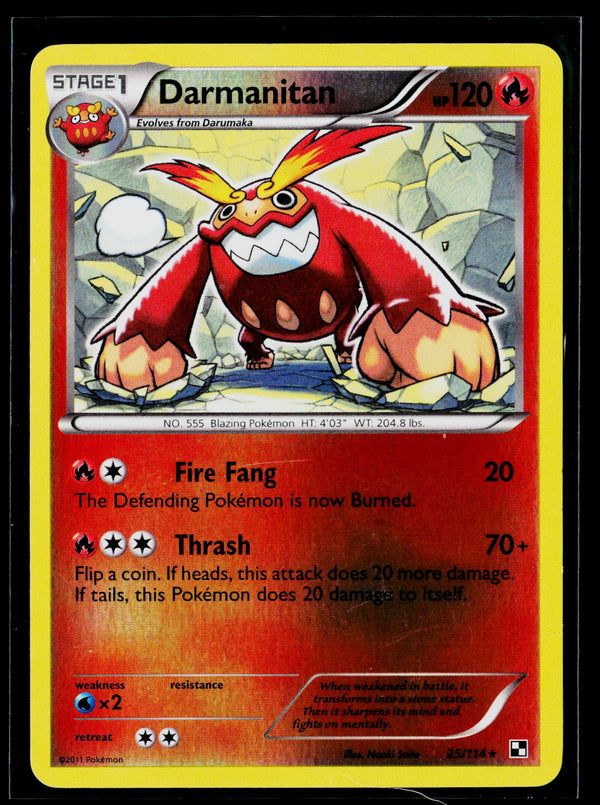 Black and White #25/114 Darmanitan reverse holo