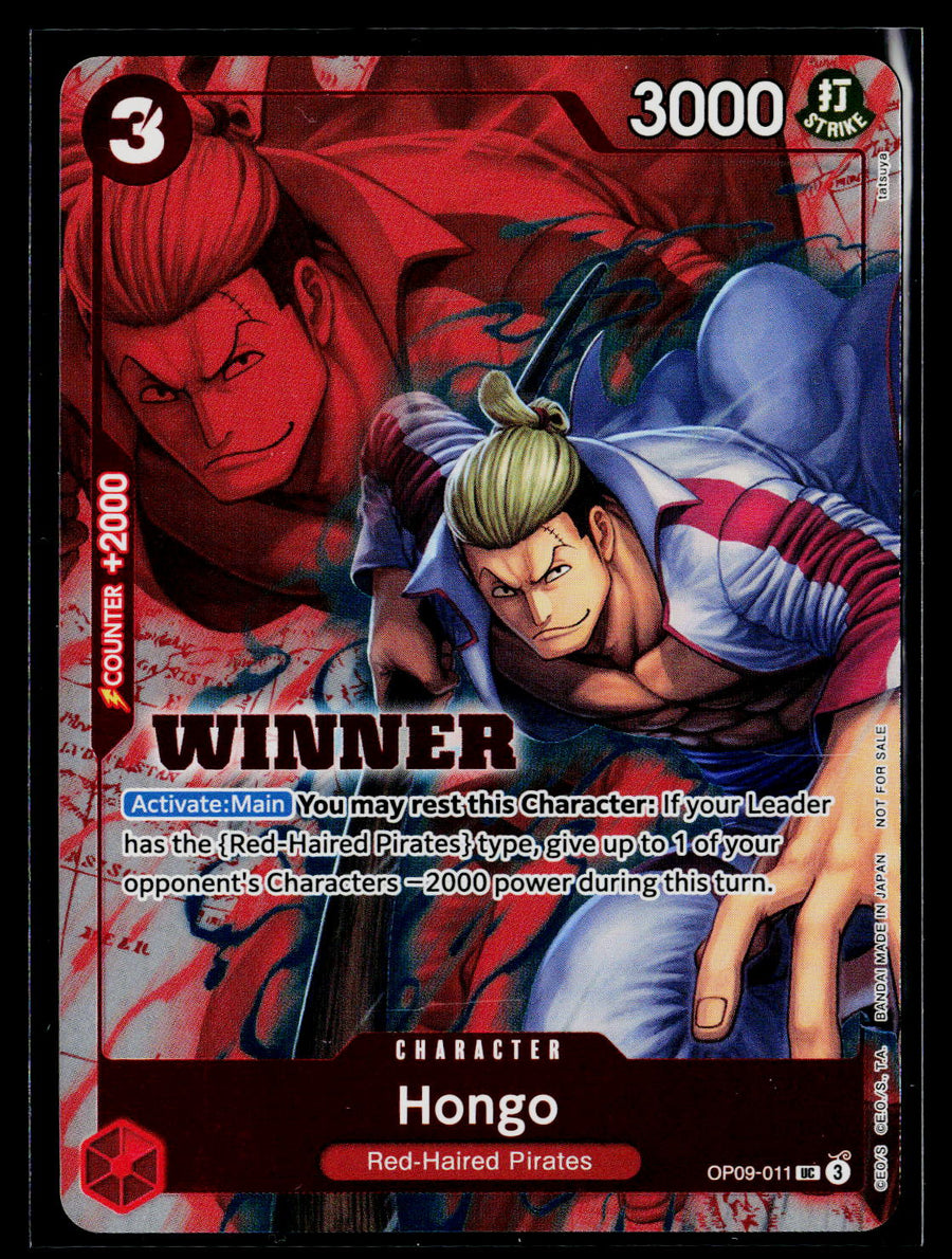 One Piece Promotion Cards #OP09-011 Hongo (Winner Pack 2025 Vol. 2)