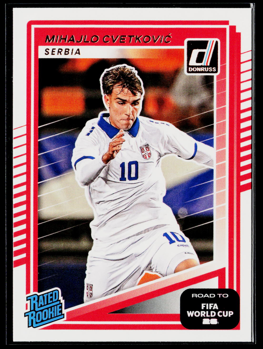 2025-26 Donruss Road to FIFA World Cup #240 Mihajlo Cvetković