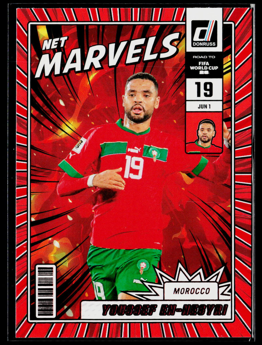 2025-26 Donruss Road to FIFA World Cup #13 Youssef En-Nesyri Net Marvels