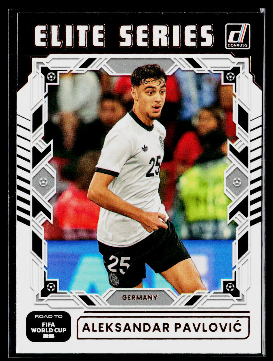 2025-26 Donruss Road to FIFA World Cup #8 Aleksandar Pavlovic Elite Series