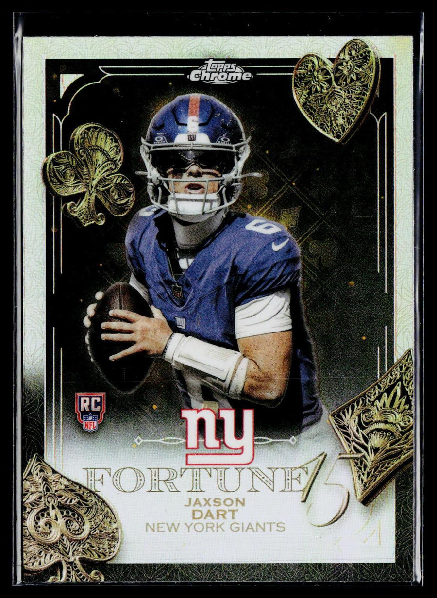 2025 Topps Chrome #F15-23 Jaxson Dart Fortune 15-Fractor