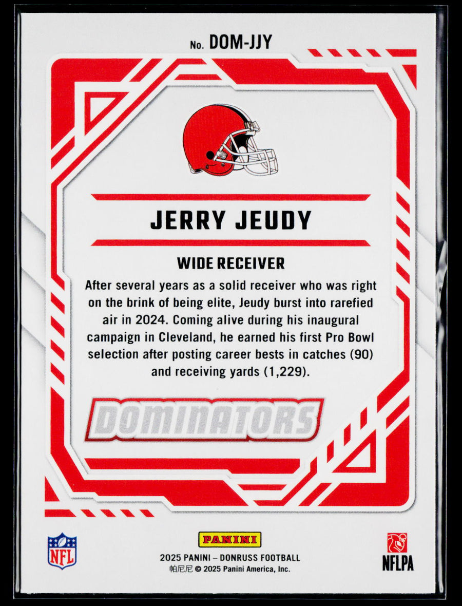 2025 Donruss #DOM-JJY Jerry Jeudy Dominators