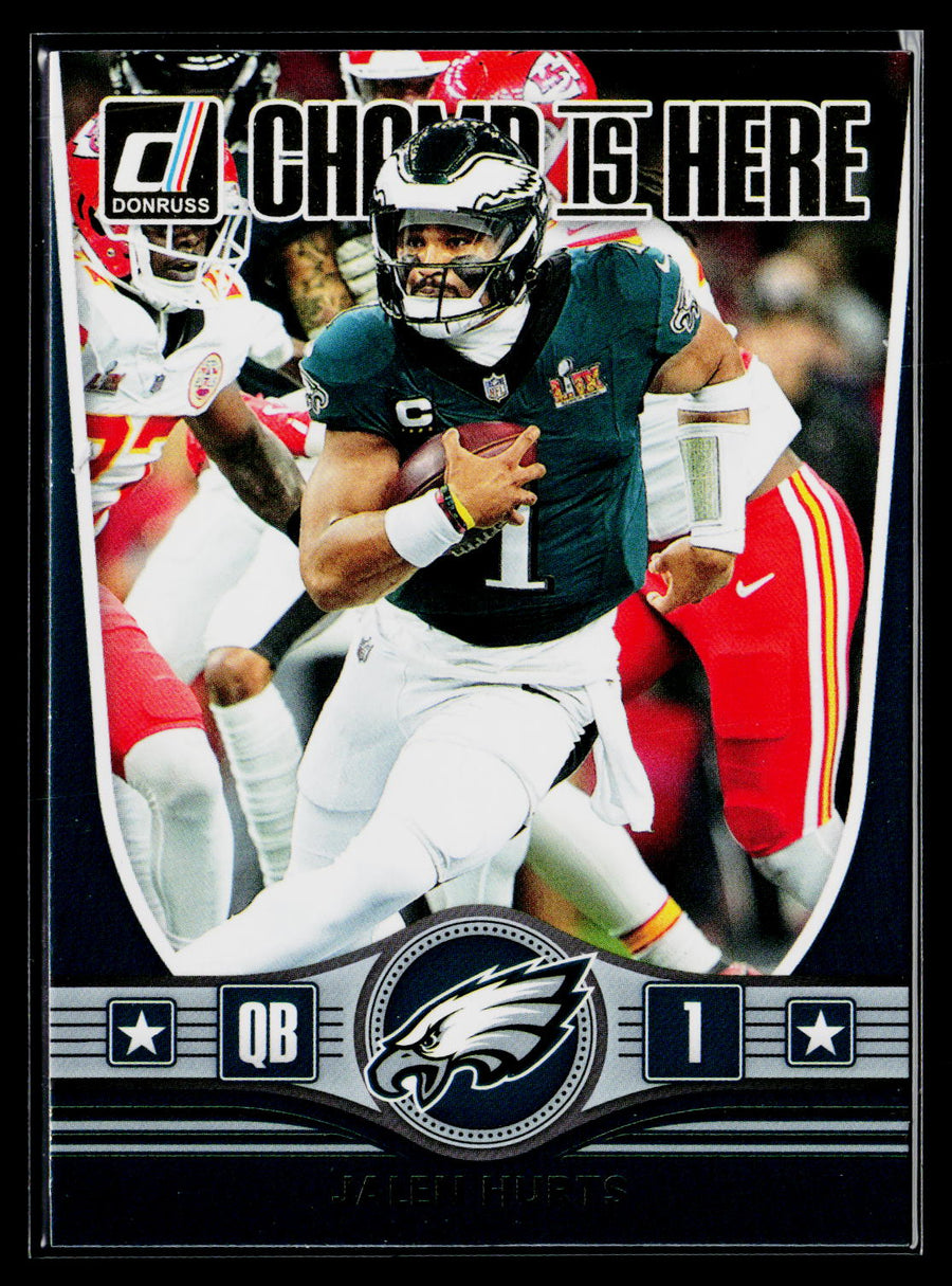 2025 Donruss #CIH-JHS Jalen Hurts Champ is Here