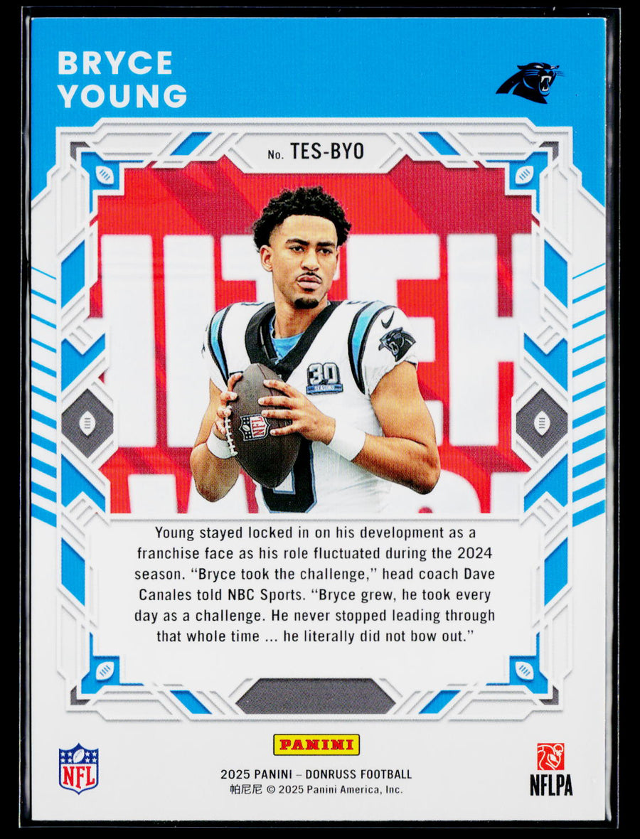2025 Donruss #TES-BYO Bryce Young The Elite Series
