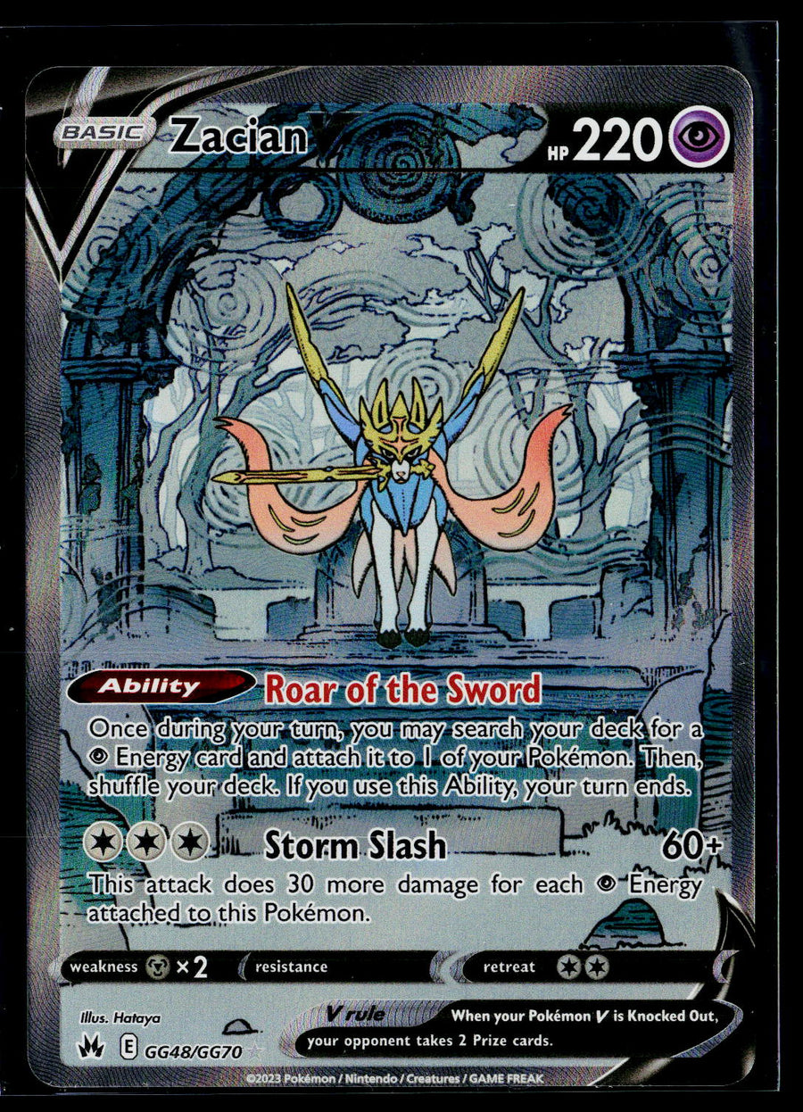SWSH: Crown Zenith: Galarian Gallery #GG48/GG70 Zacian V