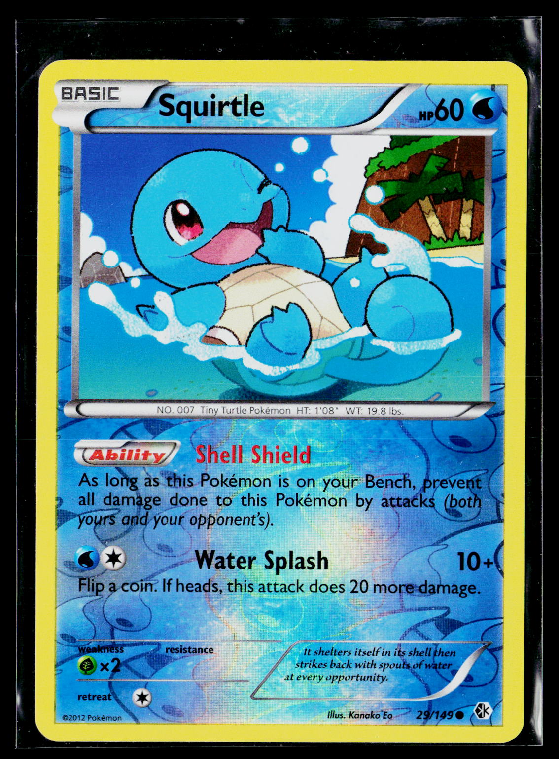 Boundaries Crossed #29/149 Squirtle Reverse Holo