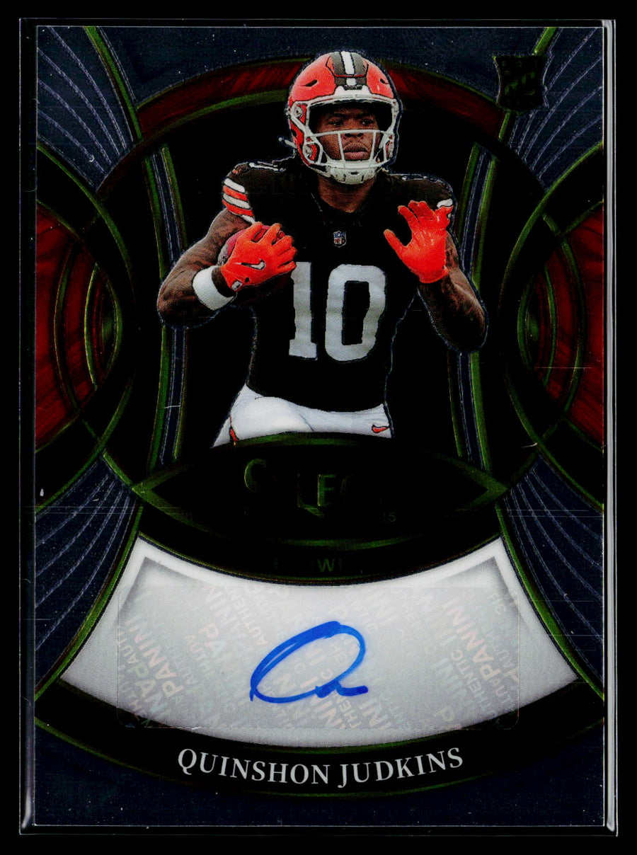 2025 Panini Select #RSI-QJS Quinshon Judkins Rookie Signatures