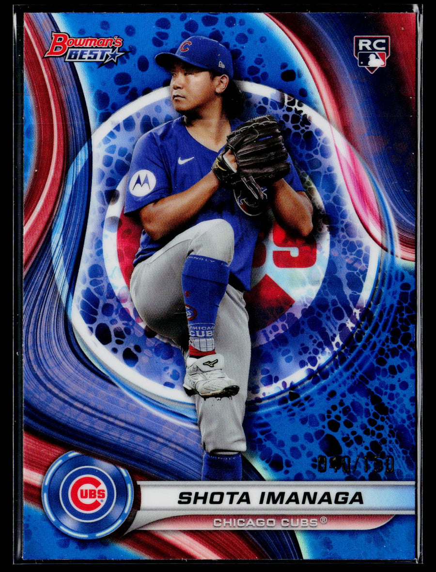2024 Bowman's Best #16 Shota Imanaga Blue Refractors #/150