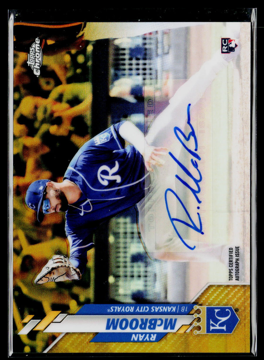 2020 Topps Chrome Update #USA-RM Ryan McBroom Autographs Gold /50