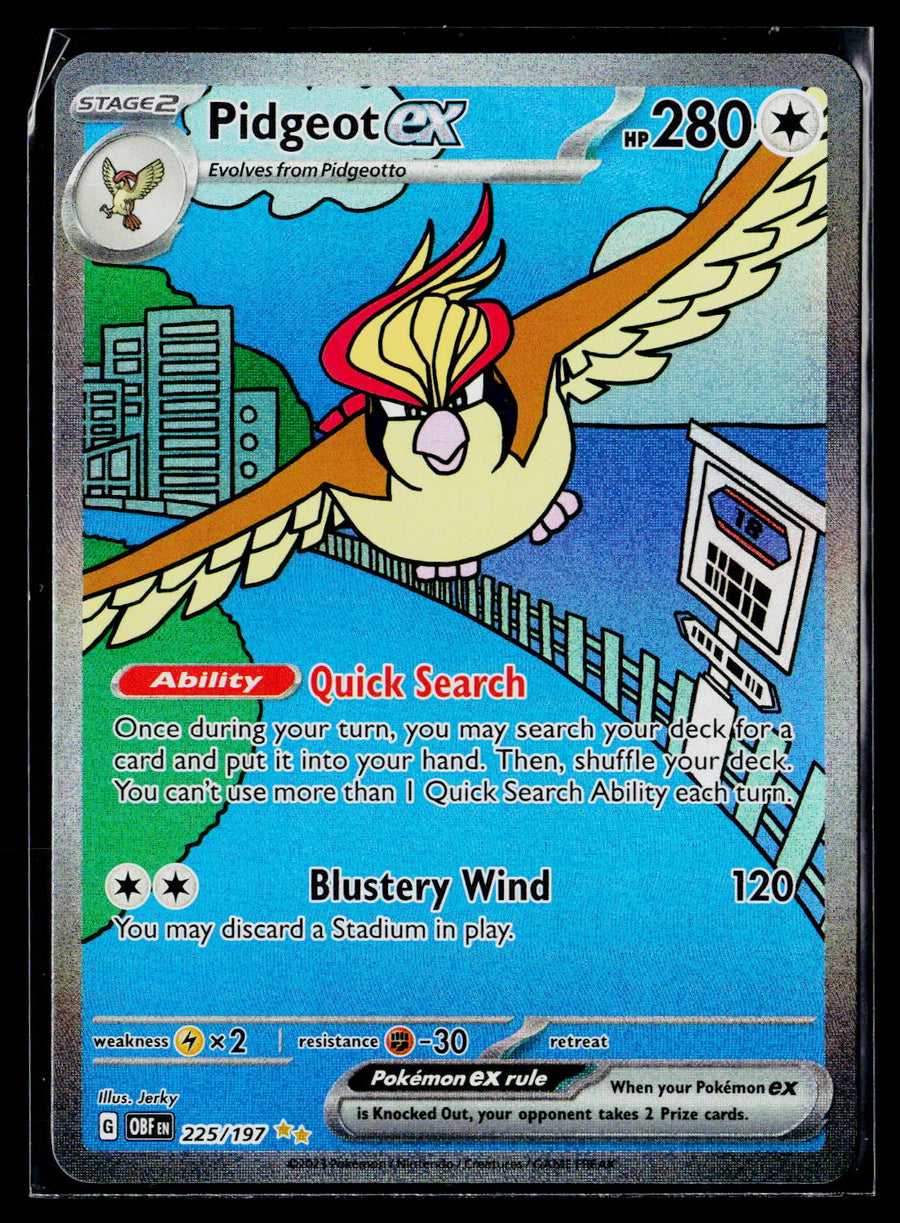 SV03: Obsidian Flames #225/197 Pidgeot ex