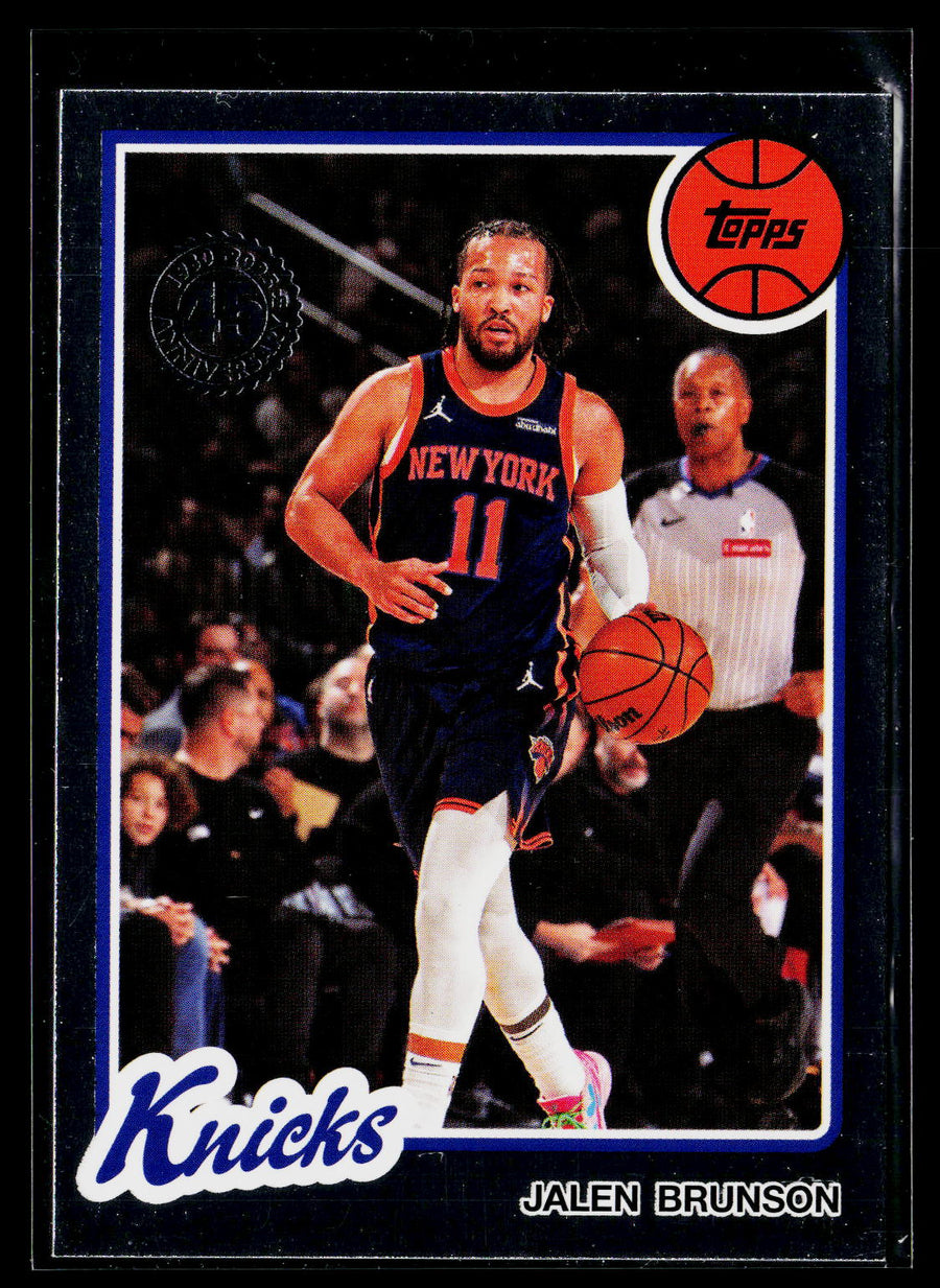 2025-26 Topps #80BK-95 Jalen Brunson 1980-81 Topps Basketball
