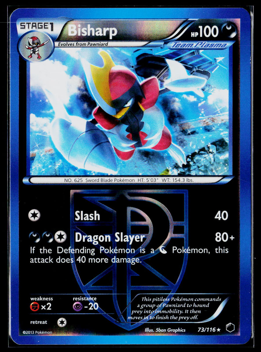 Plasma Freeze #73/116 Bisharp (Team Plasma) (73) Reverse Holo