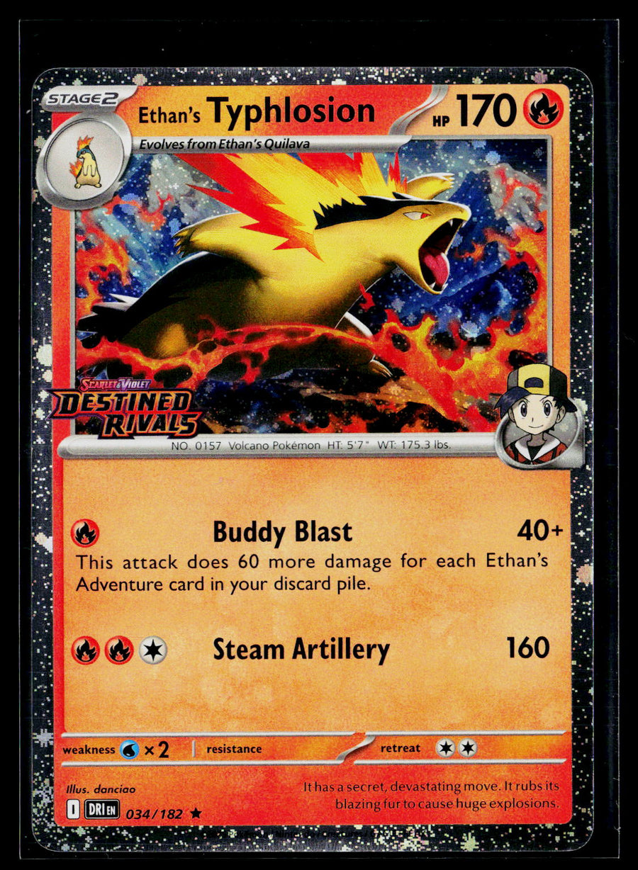Miscellaneous Cards & Products #034/182 Ethan's Typhlosion (Prerelease)
