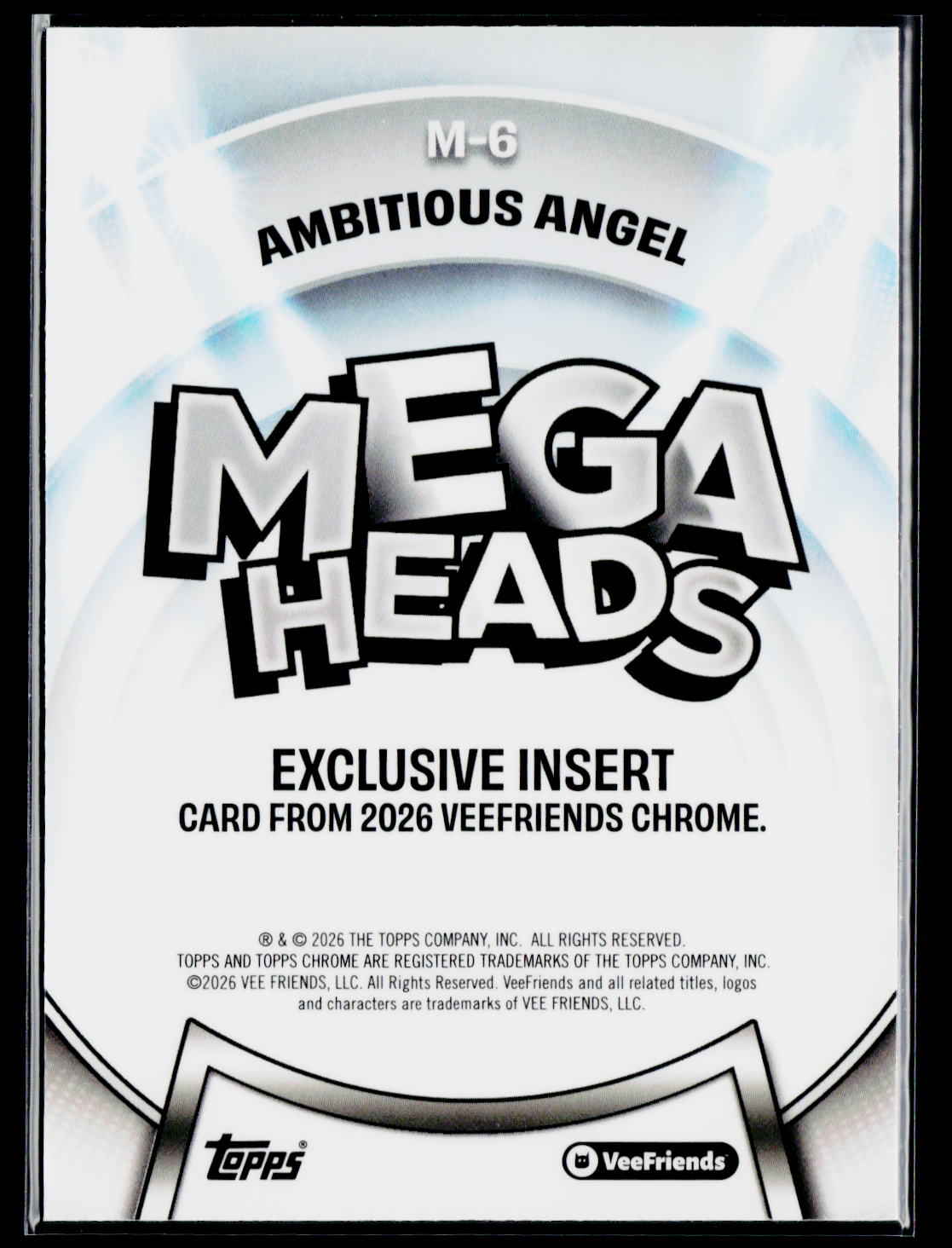 Topps Chrome VeeFriends #M-6 Mega Heads Abitous Angel