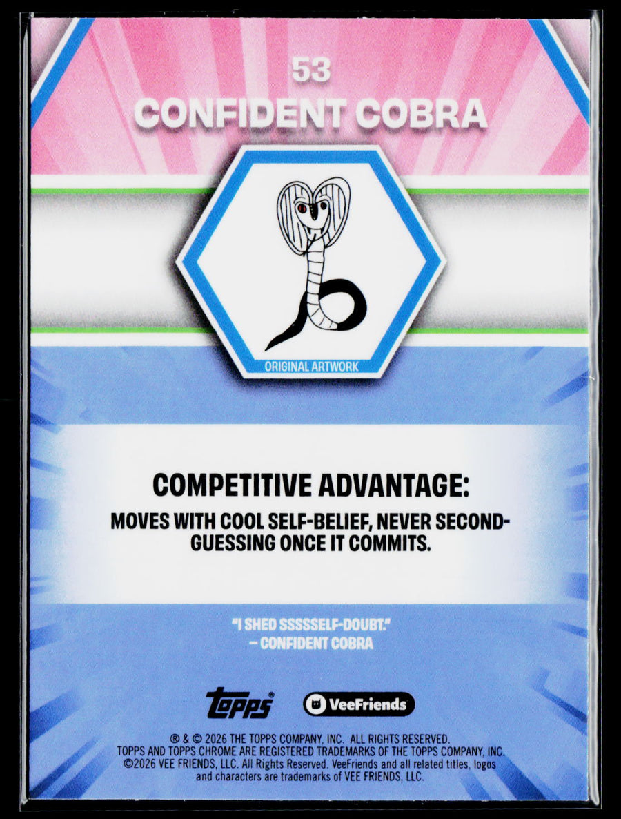 2026 Topps Chrome VeeFriends Confident Cobra