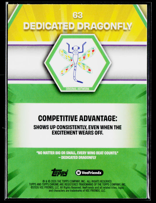 2026 Topps Chrome VeeFriends Dedicated Dragonfly