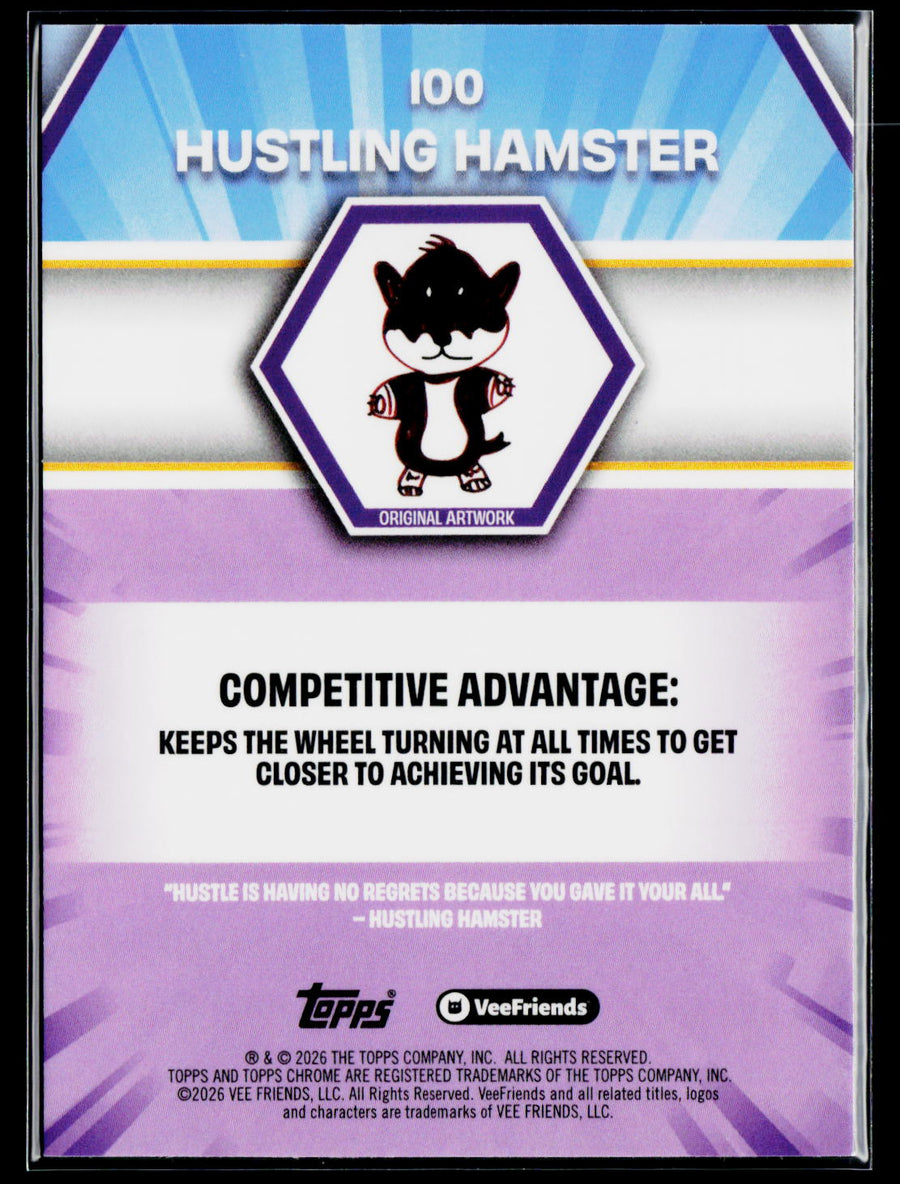 2026 Topps Chrome VeeFriends Hustling Hamster