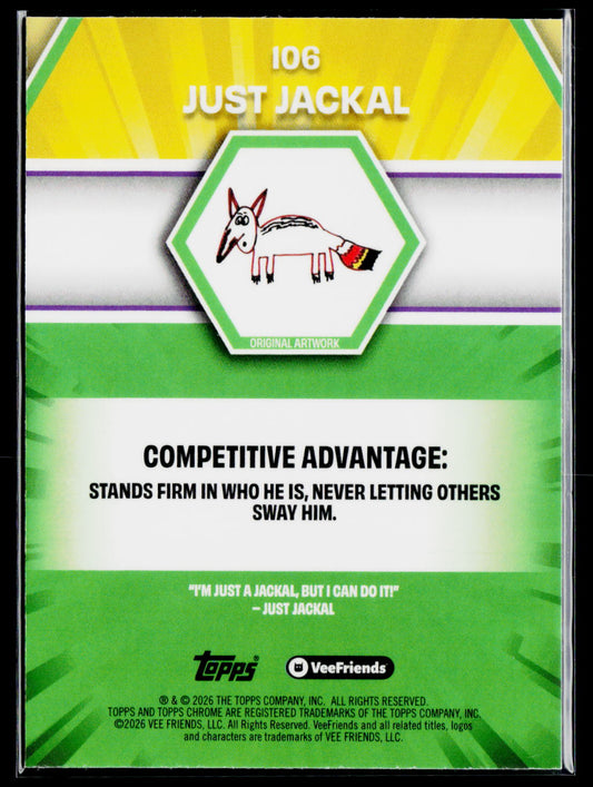 2026 Topps Chrome VeeFriends Just Jackal