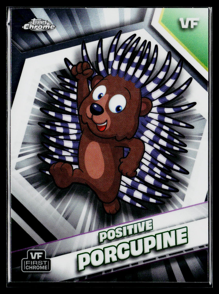 2026 Topps Chrome VeeFriends Positive Porcupine
