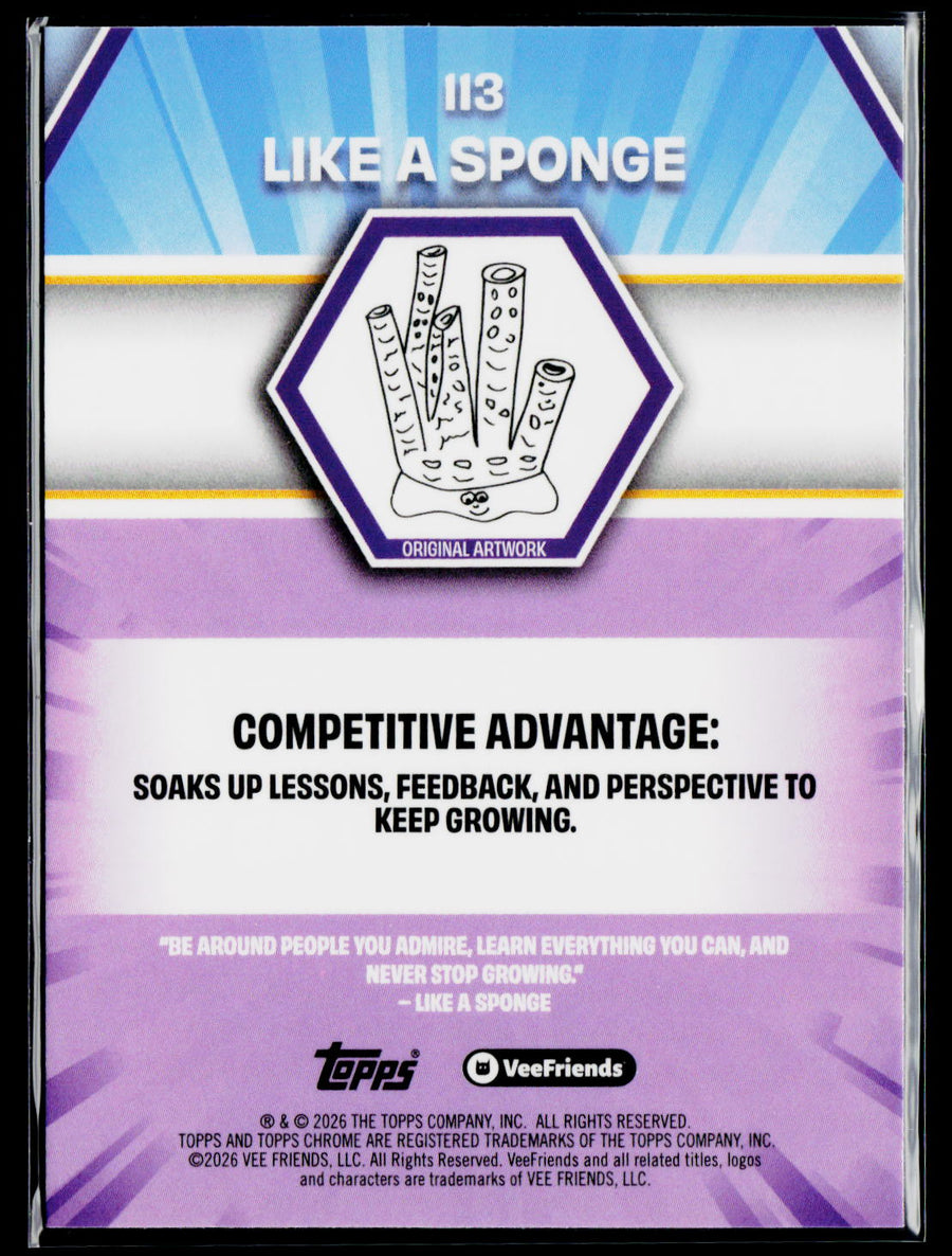 2026 Topps Chrome VeeFriends Like A Sponge