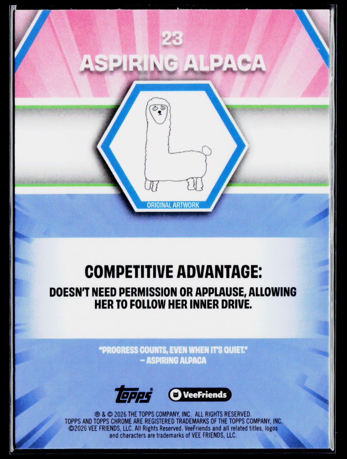 2026 Topps Chrome VeeFriends Aspiring Alpaca